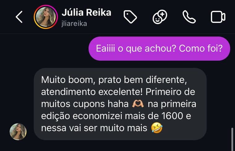 Depoimento de Júlia Reika — Passo Fundo em Dobro